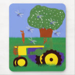 Tractors and Dragonflies mousepads