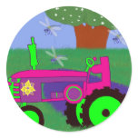 Tractors and Dragonflies stickers