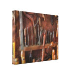 Trade - Carpenter - Old tools Canvas Print