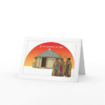 Traditional African Boys Singing Card