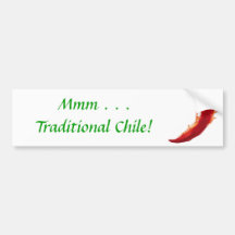 Traditional Chile Bumper Sticker