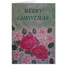 TRADITIONAL CHRISTMAS GREETING CARD