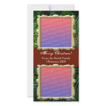 Traditional Christmas PhotoCards- 2 Photos