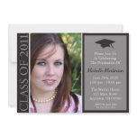 Traditional Class Of 2011 Graduation (Black) invitations
