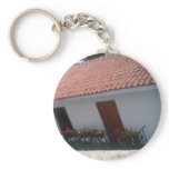 Traditional colonial roof in Taxco keychains
