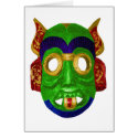 Traditional Colourful Thai Mask cards