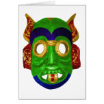 Traditional Colourful Thai Mask cards