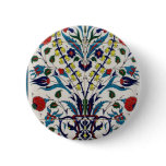 Traditional islamic floral design tiles buttons