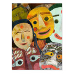 Traditional Korean Masks postcard