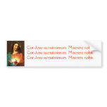 TRADITIONAL ROMAN CATHOLIC SACRED HEART OF JESUS bumper stickers