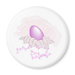traditional violet eggs for Easter Refrigerator Magnets