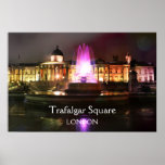 Trafalgar Square Fountain Print