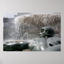 Trafalgar Square Fountains Print