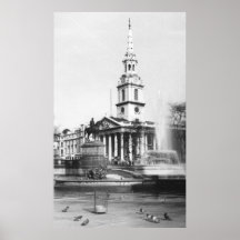Trafalgar Square, London Print
