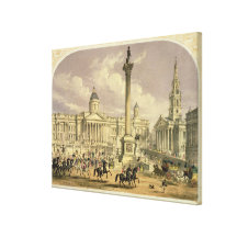 Trafalgar Square, published by Dickinson Stretched Canvas Print