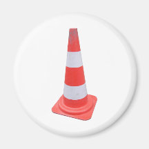 Traffic cone magnet
