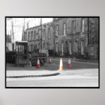 Traffic Cones Orange Posters