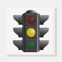 Traffic Light Fridge Magnets