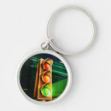 Traffic light - key chains
