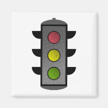 Traffic Light Refrigerator Magnet