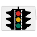 Traffic Lights Street Sign cards
