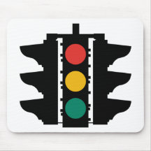 Traffic Lights Street Sign Mouse Pads