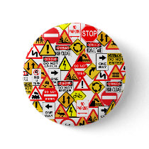 Traffic signs button