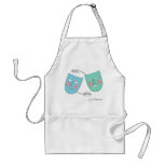 Tragedy/Comedy Masks aprons