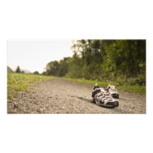 Trail Running Photo Card