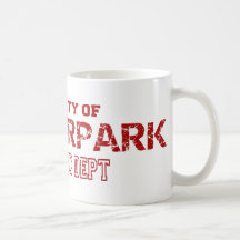 Trailer Park Athletic Dept Design Coffee Mugs