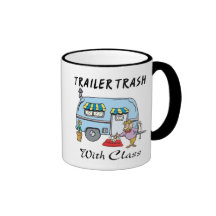 trailer park trash with class coffee mug