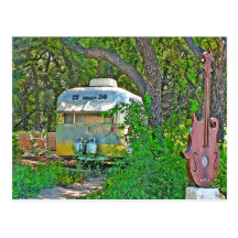 Trailer Scene at Sol'Stice, Dripping Springs, TX Postcards