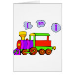 train 1st birthday cards