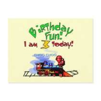 Train 3rd Birthday Tshirts and Gifts