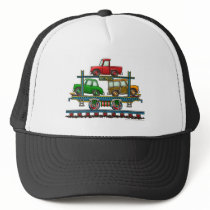 Train Auto Carrier Car Railroad Hats