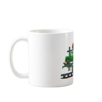 Train Auto Carrier Car Railroad Mugs