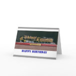 Train birthday card for DAD