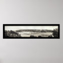 Train Bridge MN River Photo 1916 posters