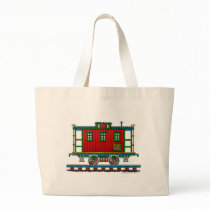 Train Caboose Car Bags/Totes