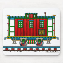 Train Caboose Car Mouse Pad