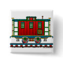 Train Caboose Car Railroad Pins buttons