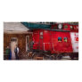 Train - Caboose - End of the line Photo Card Template