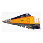Train Engine: Classic Colour Scheme: Photo Card Template