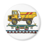 Train Flat Car Dump Truck Magnets