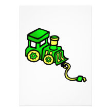 train green invitations