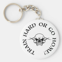 Train Hard Key Chain