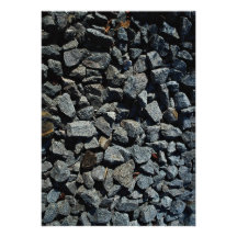 Train rail gravel personalized invitation