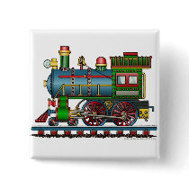 Train Steam Engine Choo Choo Pins