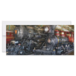 Train - Steam Locomotives Custom Rack Card