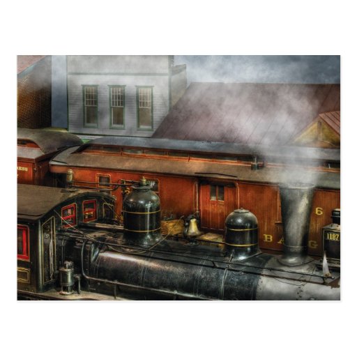 Train - The train yard II Postcard